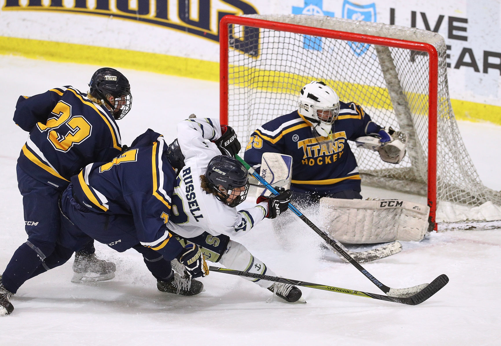 NYSPHSAA HOCKEY SEMI FINAL: Webster-Thomas vs Skaneateles
